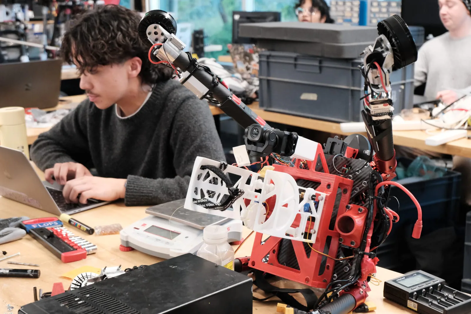 Gimbal camera hardware integrated on Redback